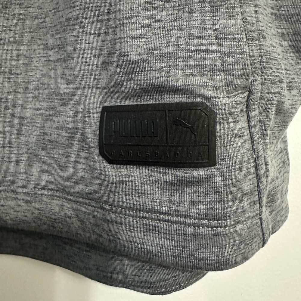Puma Gray Sleeveless Zip-Up Vest Golf Vest - Picture 4 of 4